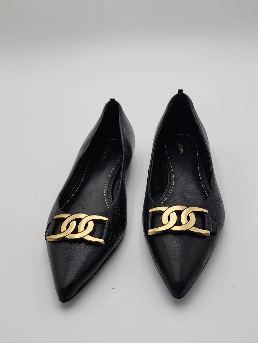 Boden Iris Snaffle Black Ballet Flats Size 39